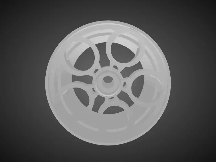 Rotiform ZRH rims for Hot Wheels 3D print model 3D print model_0