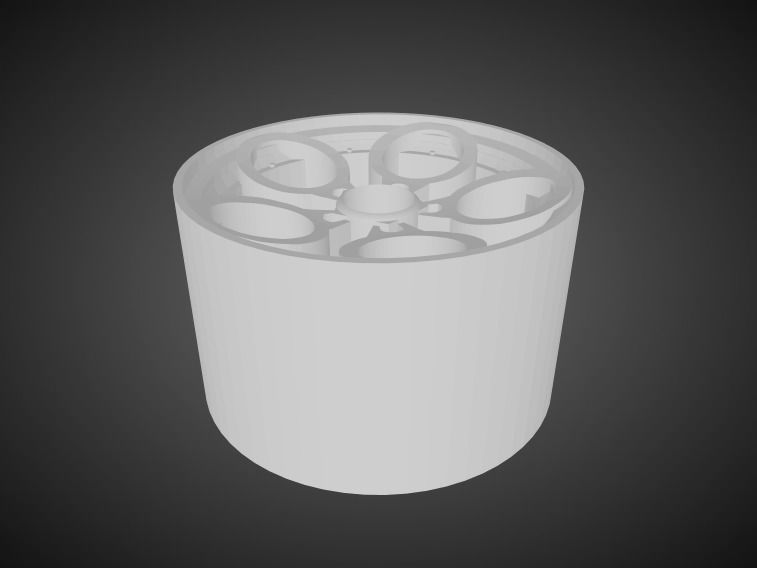 Rotiform ZRH rims for Hot Wheels 3D print model 3D print model_1