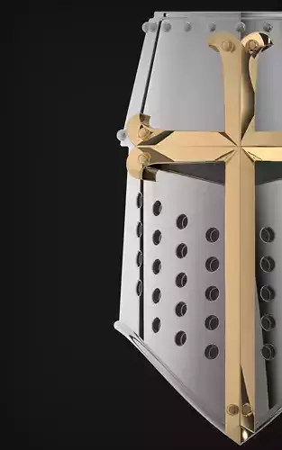 Crusader Helmet  3D print model