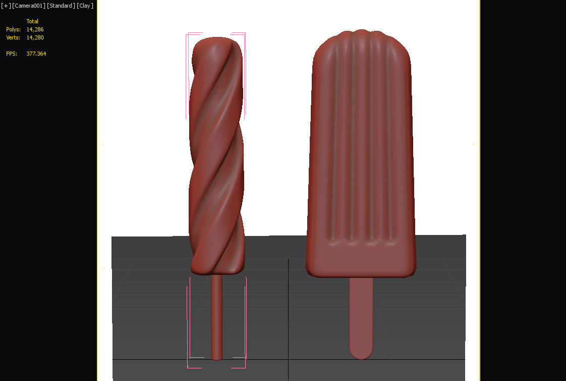 Ice cream candy 3D model_5