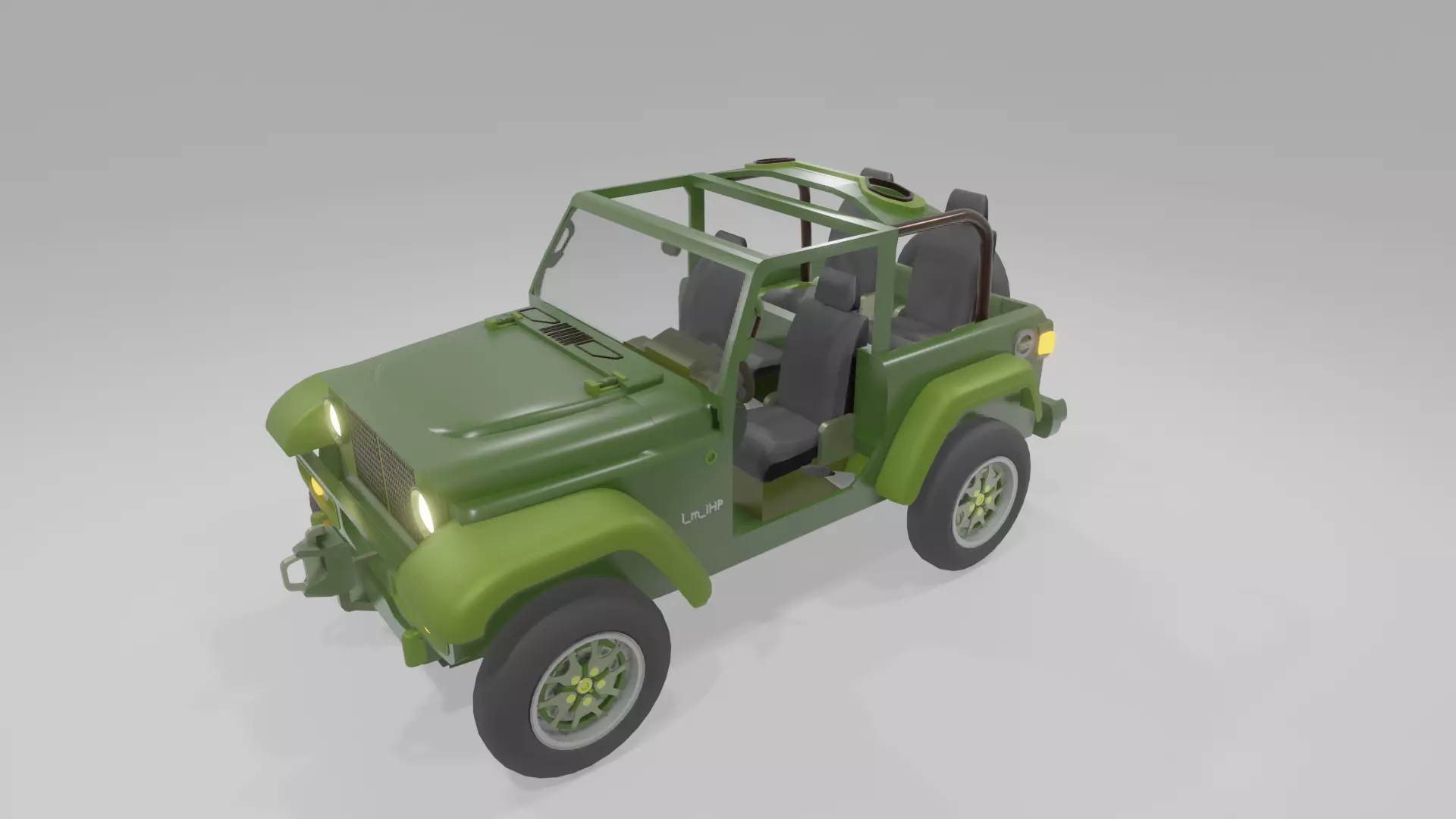 Jeep Wrangler 3D model_0