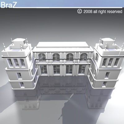 Arenas tribune 3D model