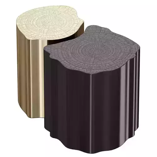 Leif Black and Brass Bunching Table Crate and Barrel