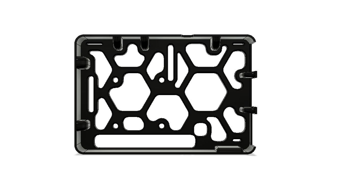 CASE RASPBERRY PI 4 AND QUICK RELEASE WITH AND WITHOUT 30MM FAN  3D print model_6