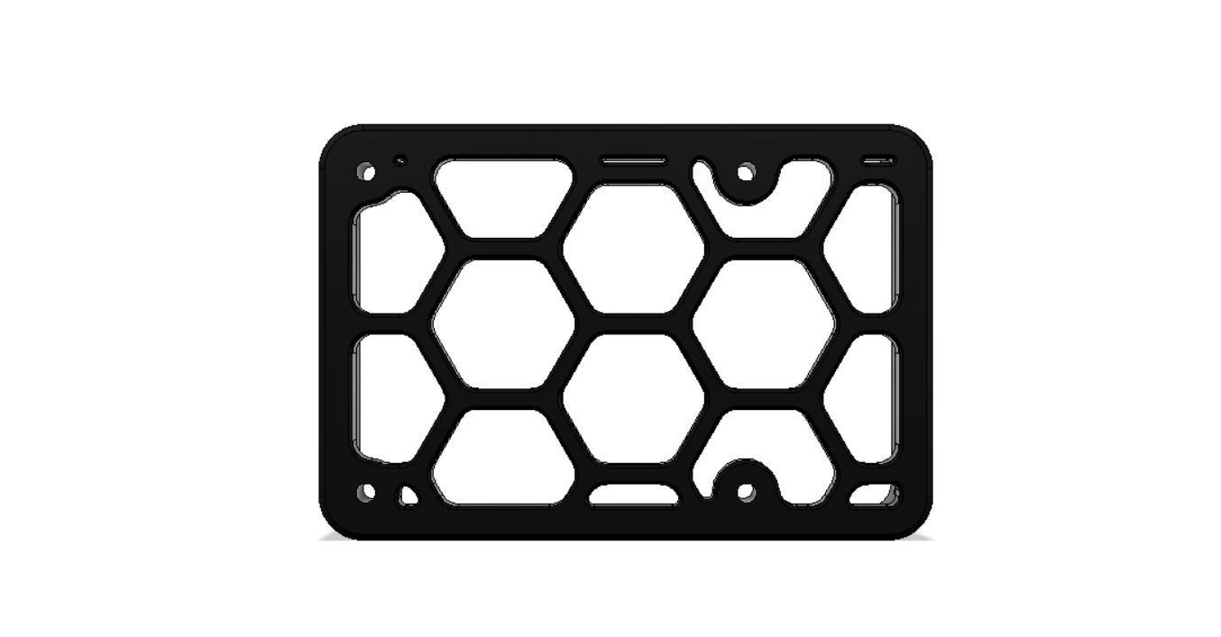 CASE RASPBERRY PI 4 AND QUICK RELEASE WITH AND WITHOUT 30MM FAN  3D print model_2