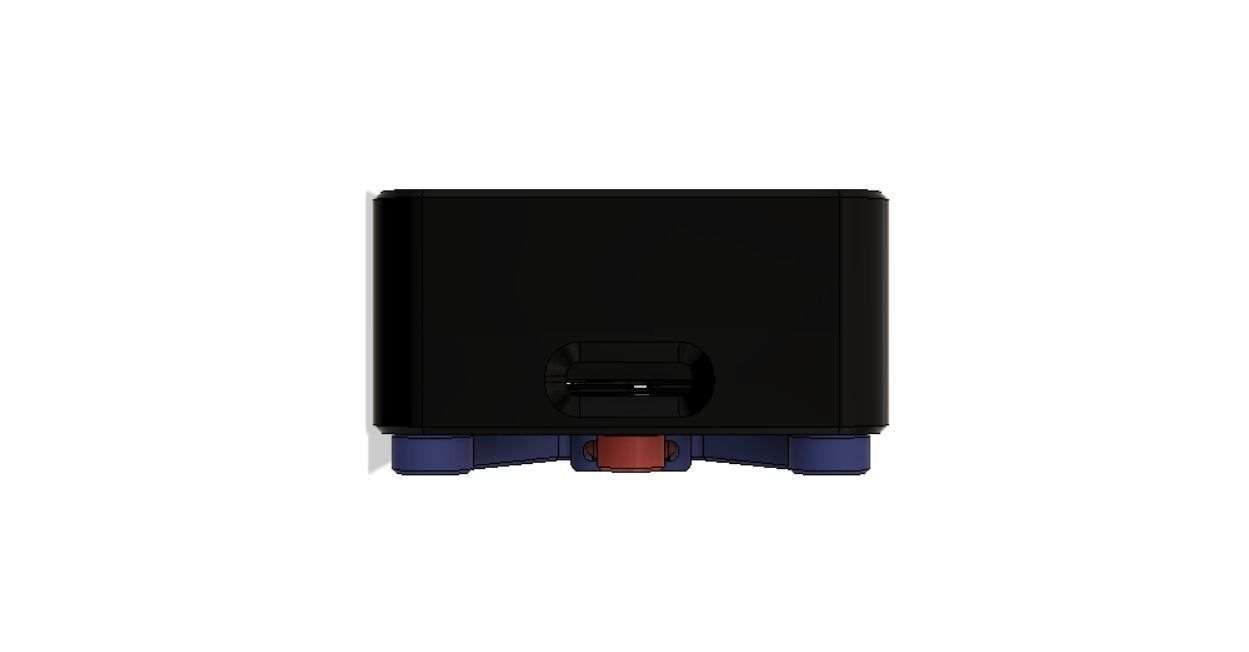 CASE RASPBERRY PI 4 AND QUICK RELEASE WITH AND WITHOUT 30MM FAN  3D print model_11