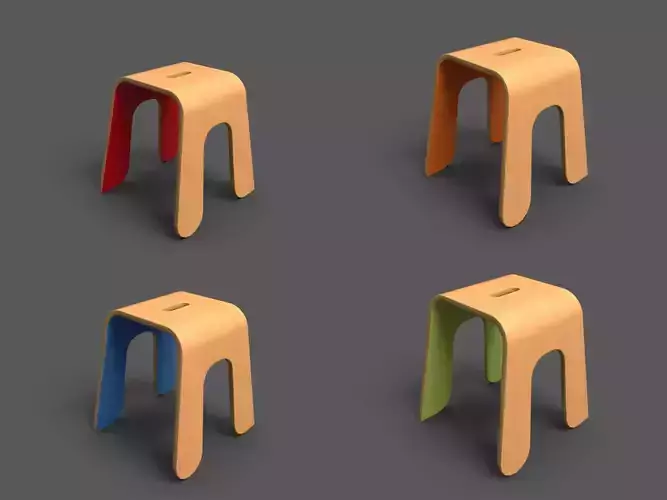 Wooden Stool 26cm