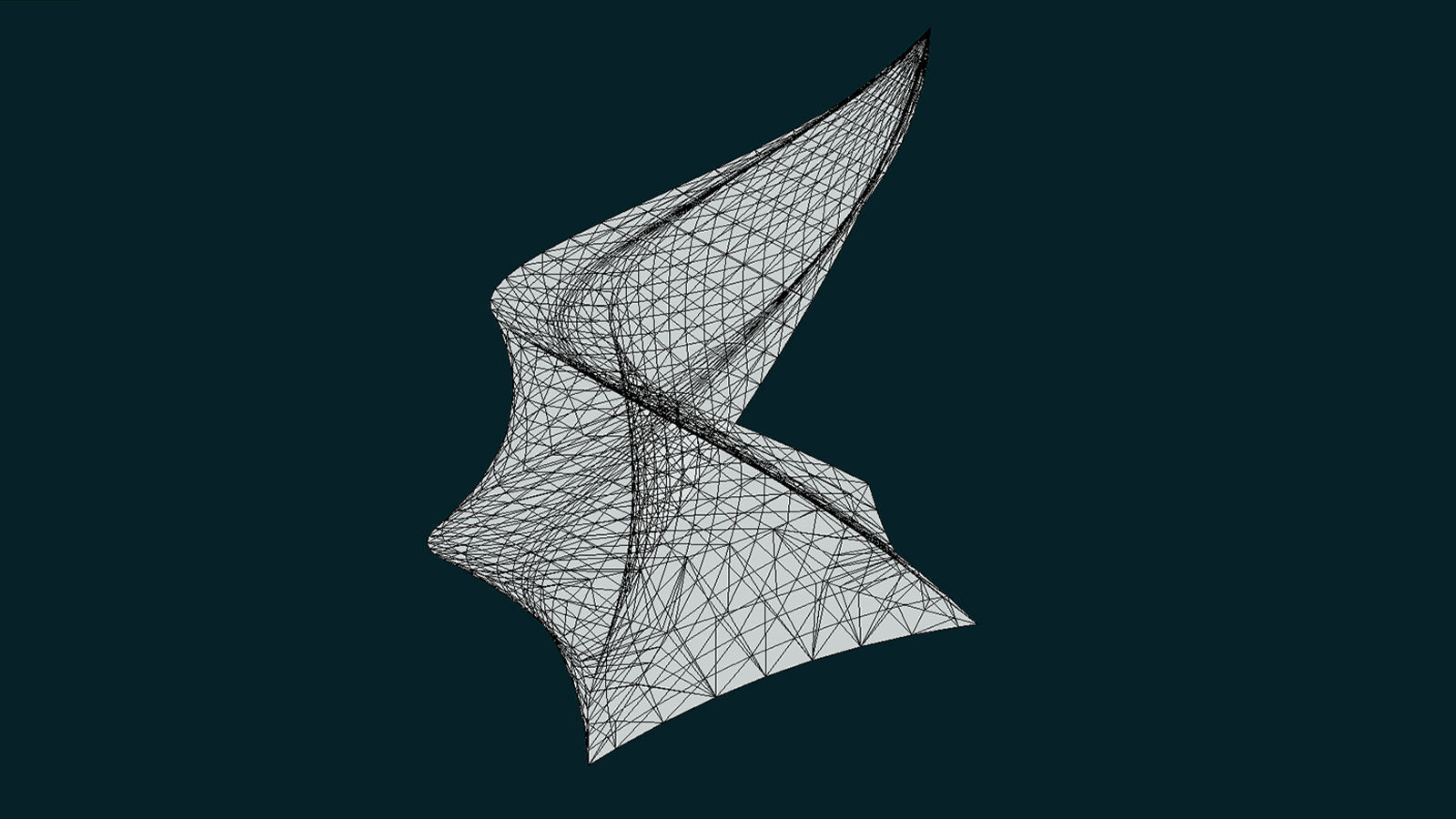 Futuristic Building Super Material 3D model_7