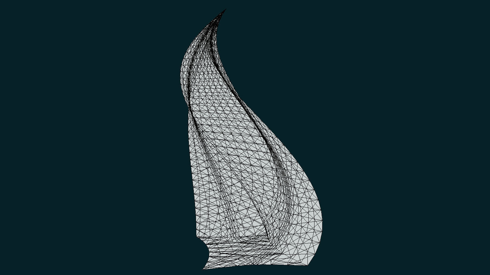 Futuristic Building Super Material 3D model_6