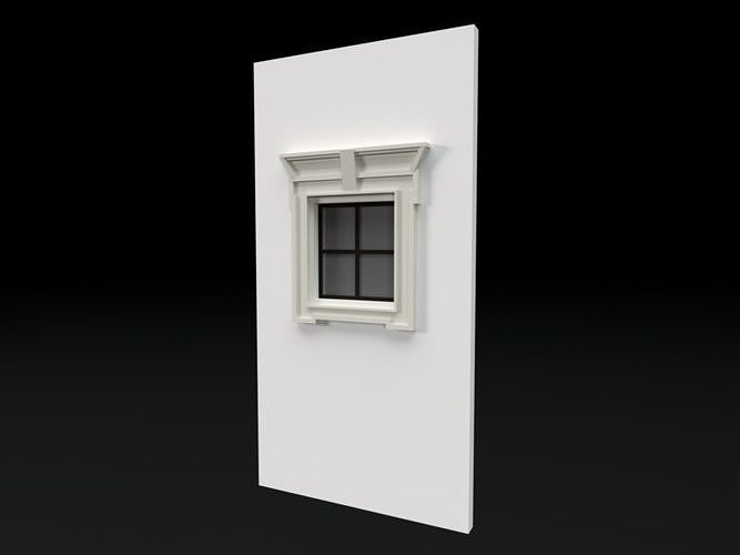 Classic 3 window 3D model