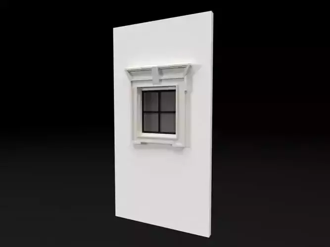 Classic 3 window 3D model
