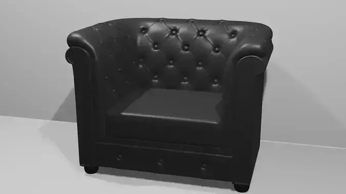 leather armchair