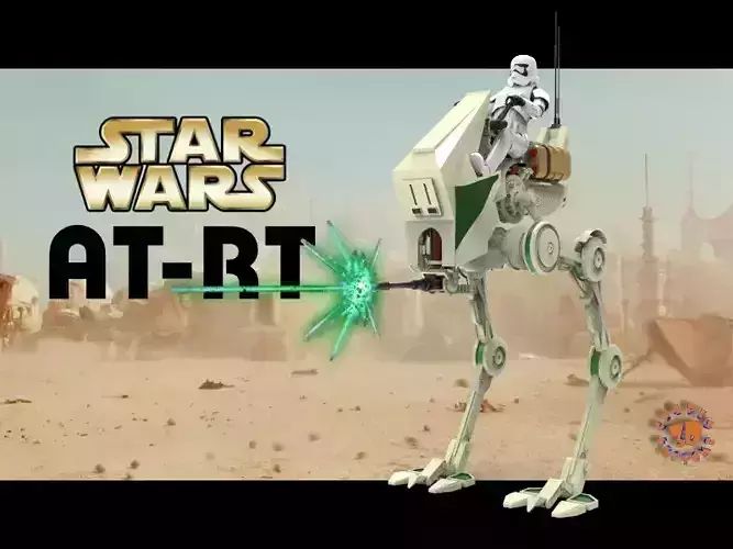 AT-RT - STAR WARS - 1-12 Scale - Ready for 6 inch figures