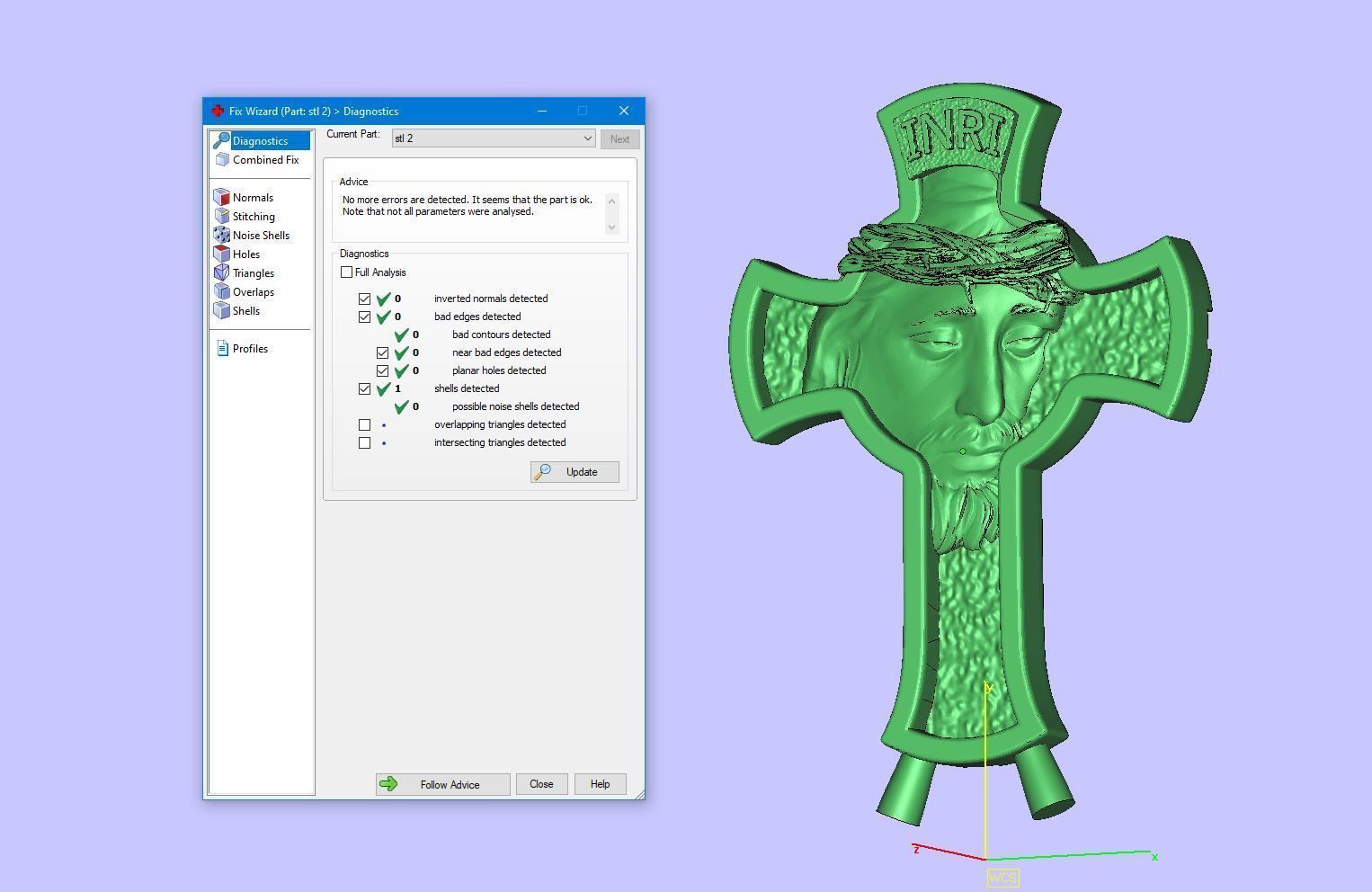 JESUS With Diamonds Pendant N3 3D print model_7