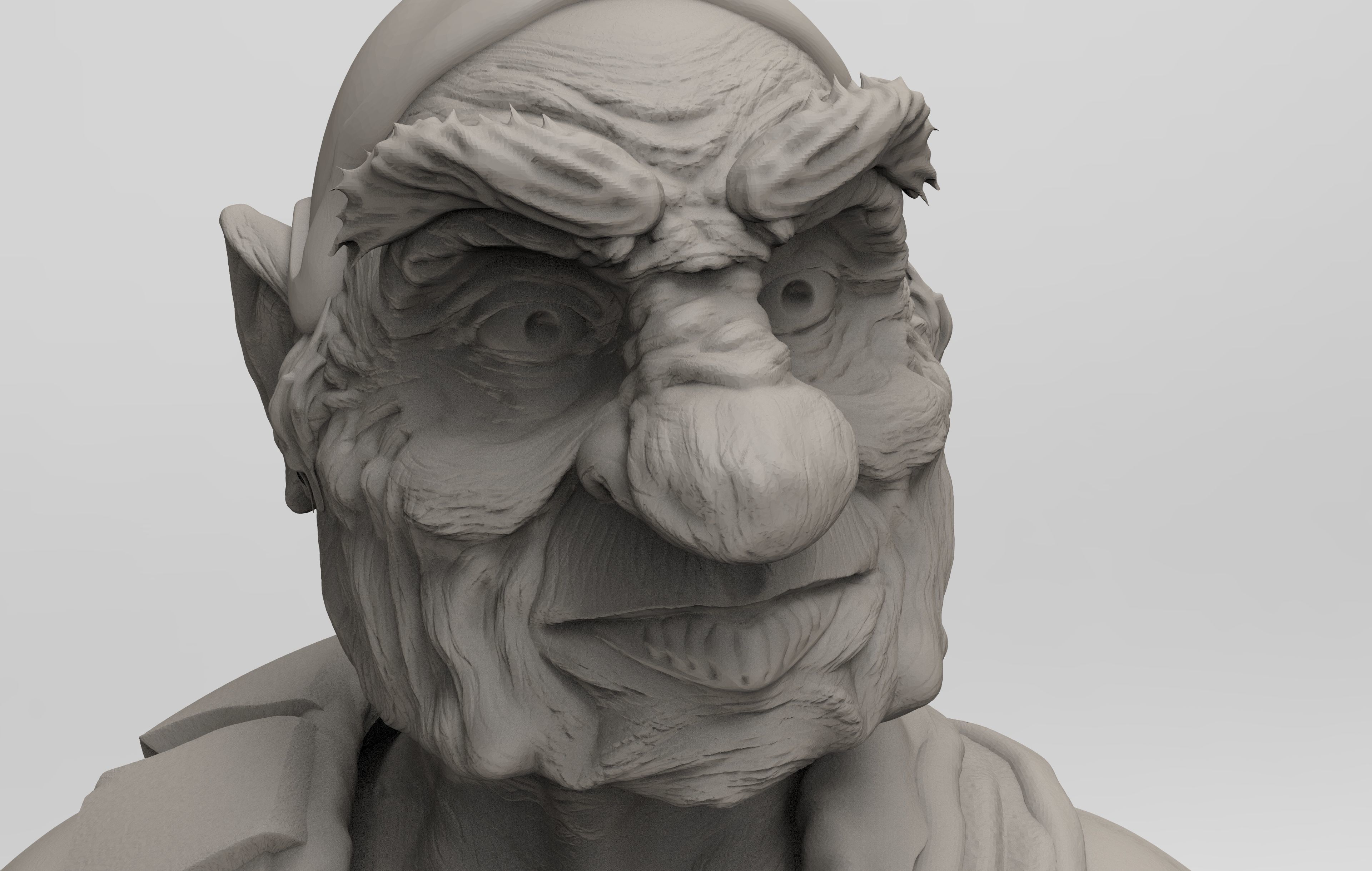 Labyrinth Hoggle Sculpt 3D print model_22