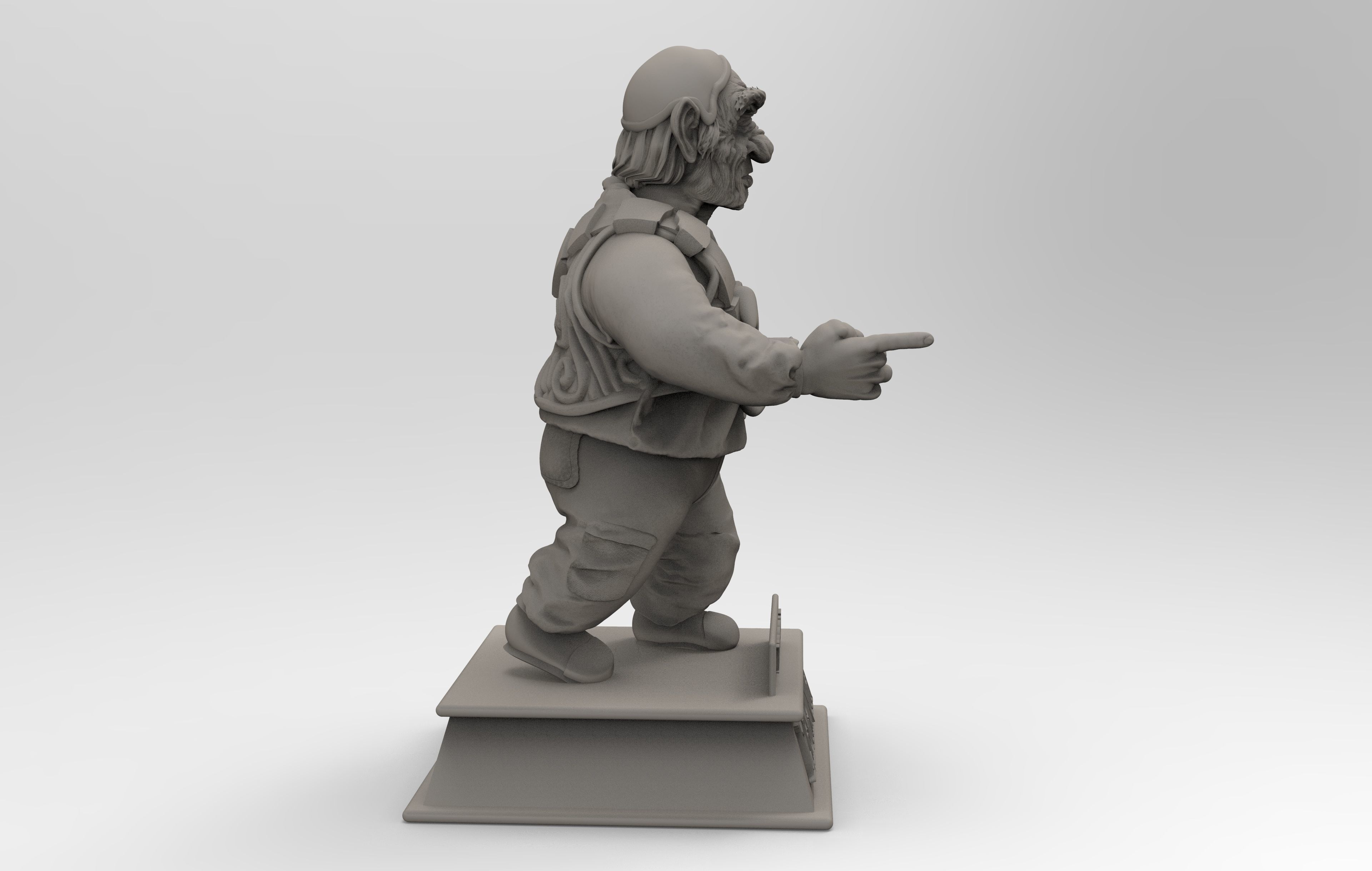 Labyrinth Hoggle Sculpt 3D print model_6