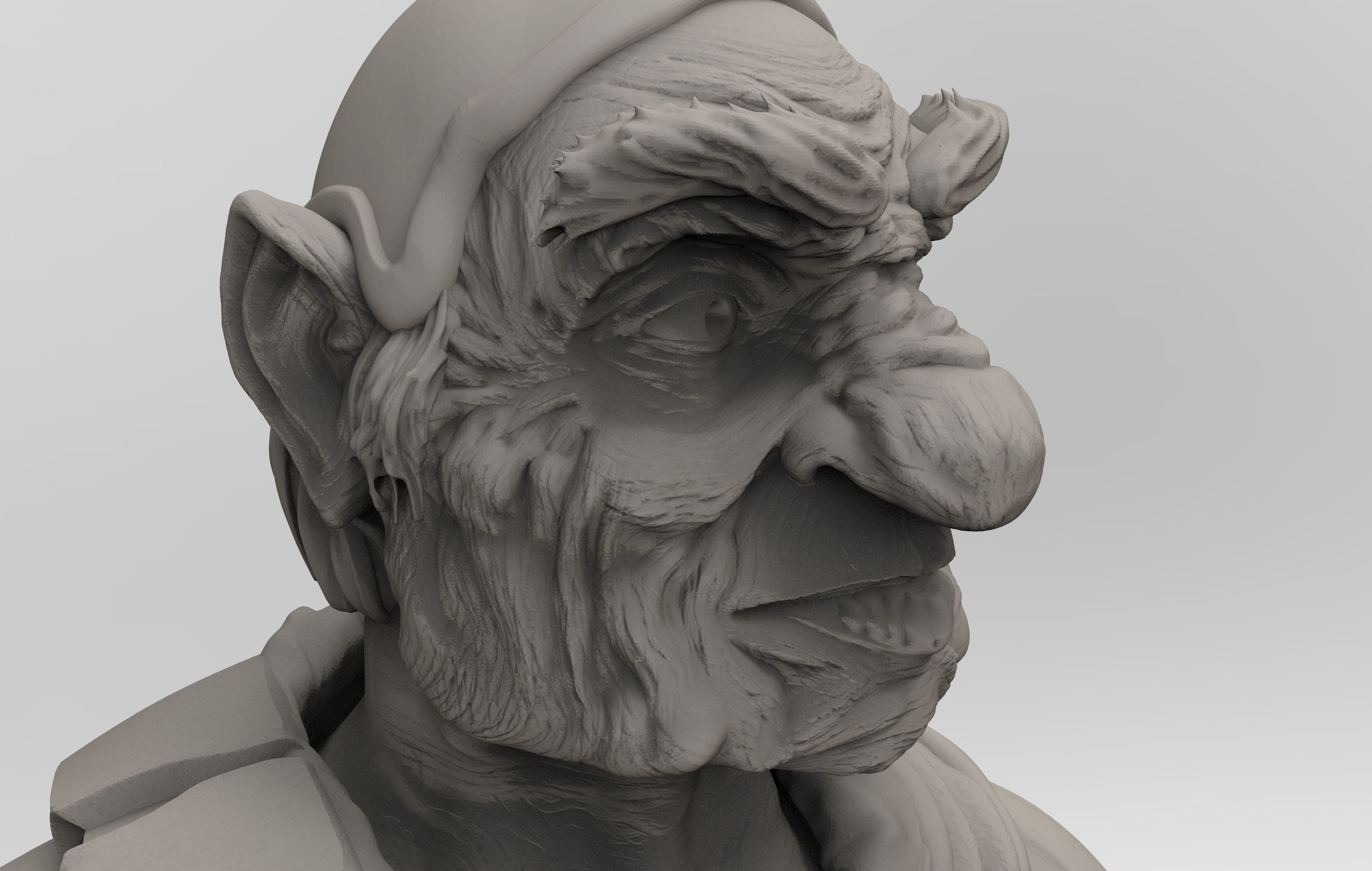 Labyrinth Hoggle Sculpt 3D print model_21