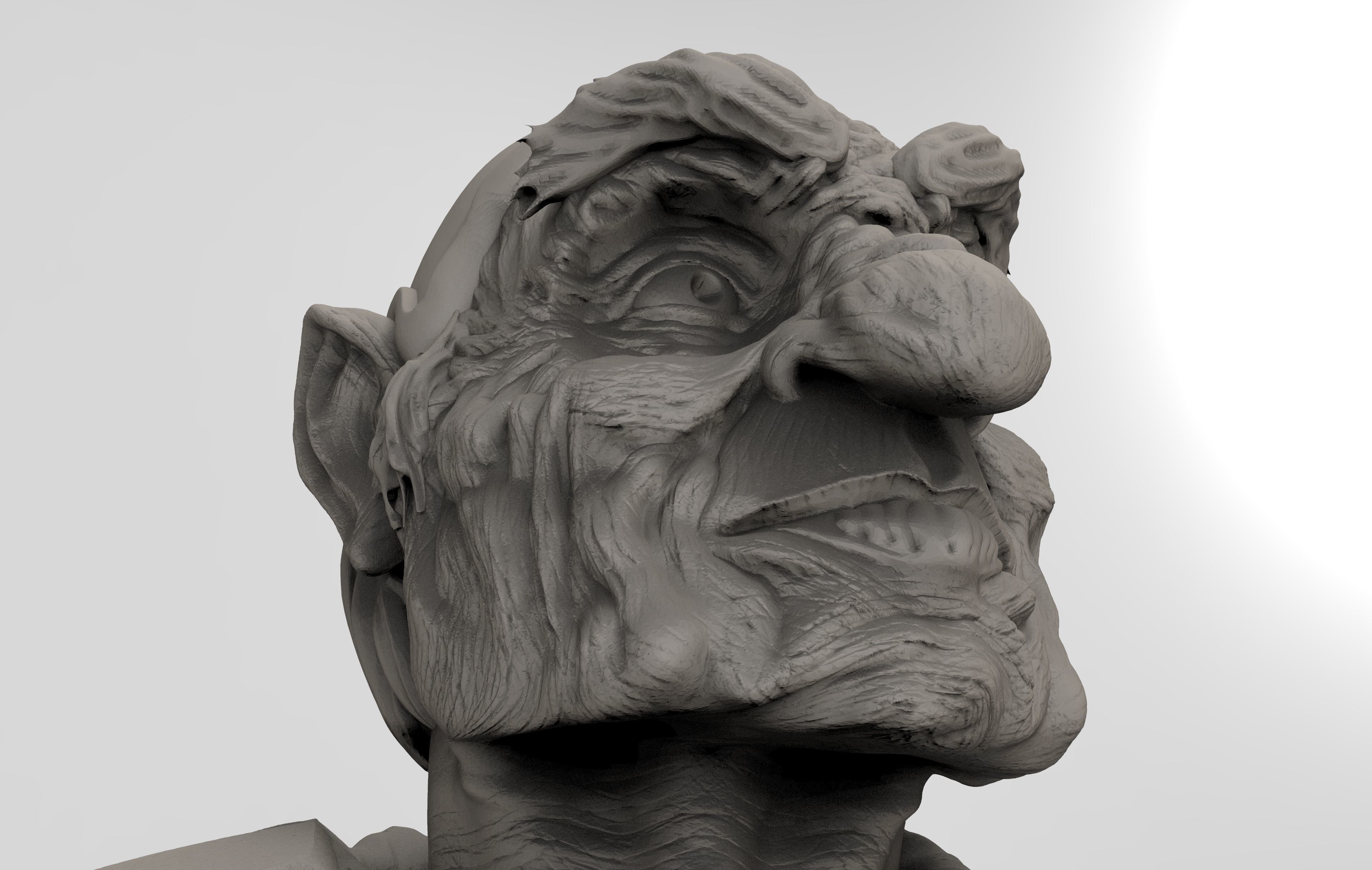 Labyrinth Hoggle Sculpt 3D print model_27