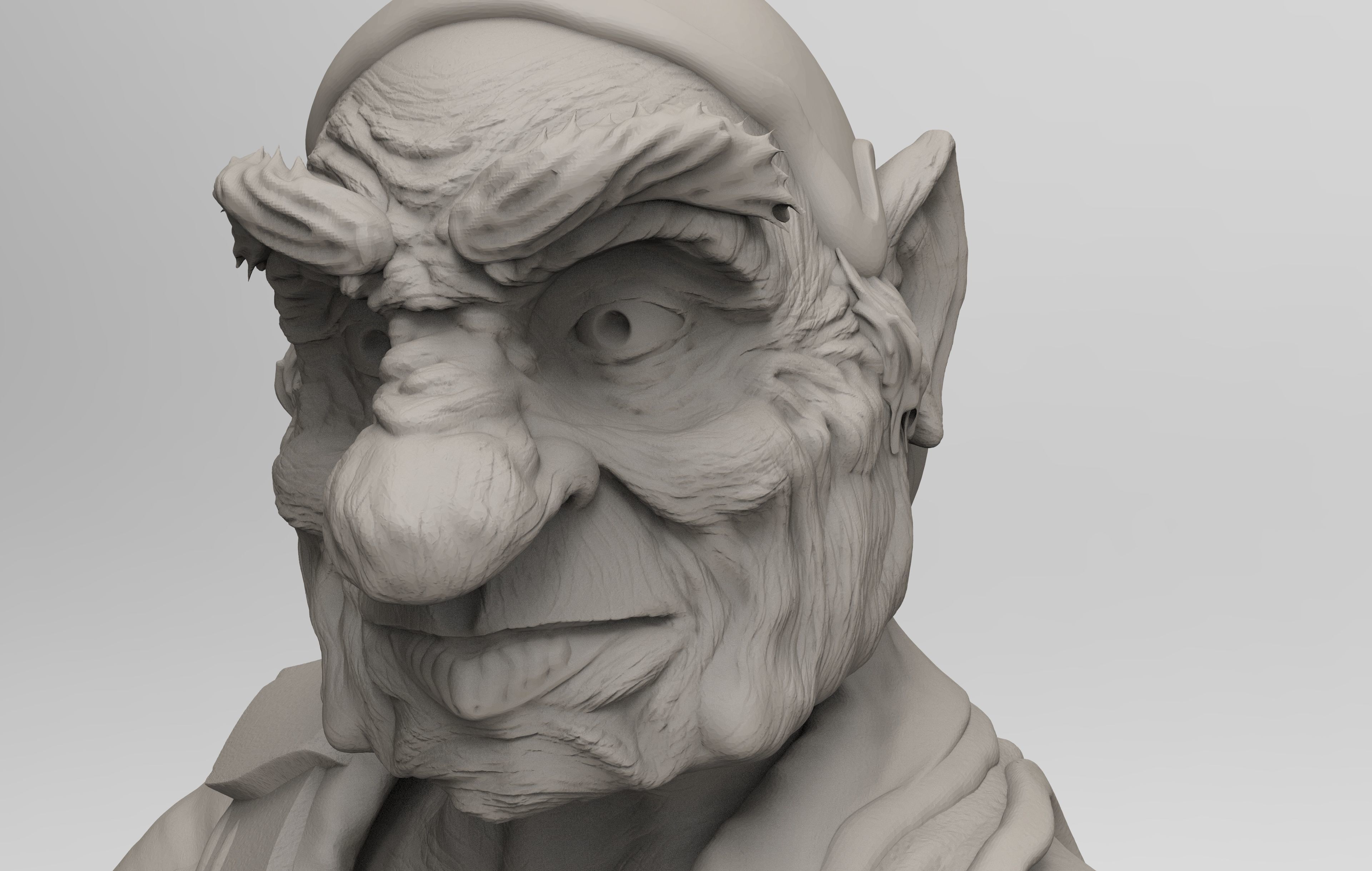 Labyrinth Hoggle Sculpt 3D print model_23