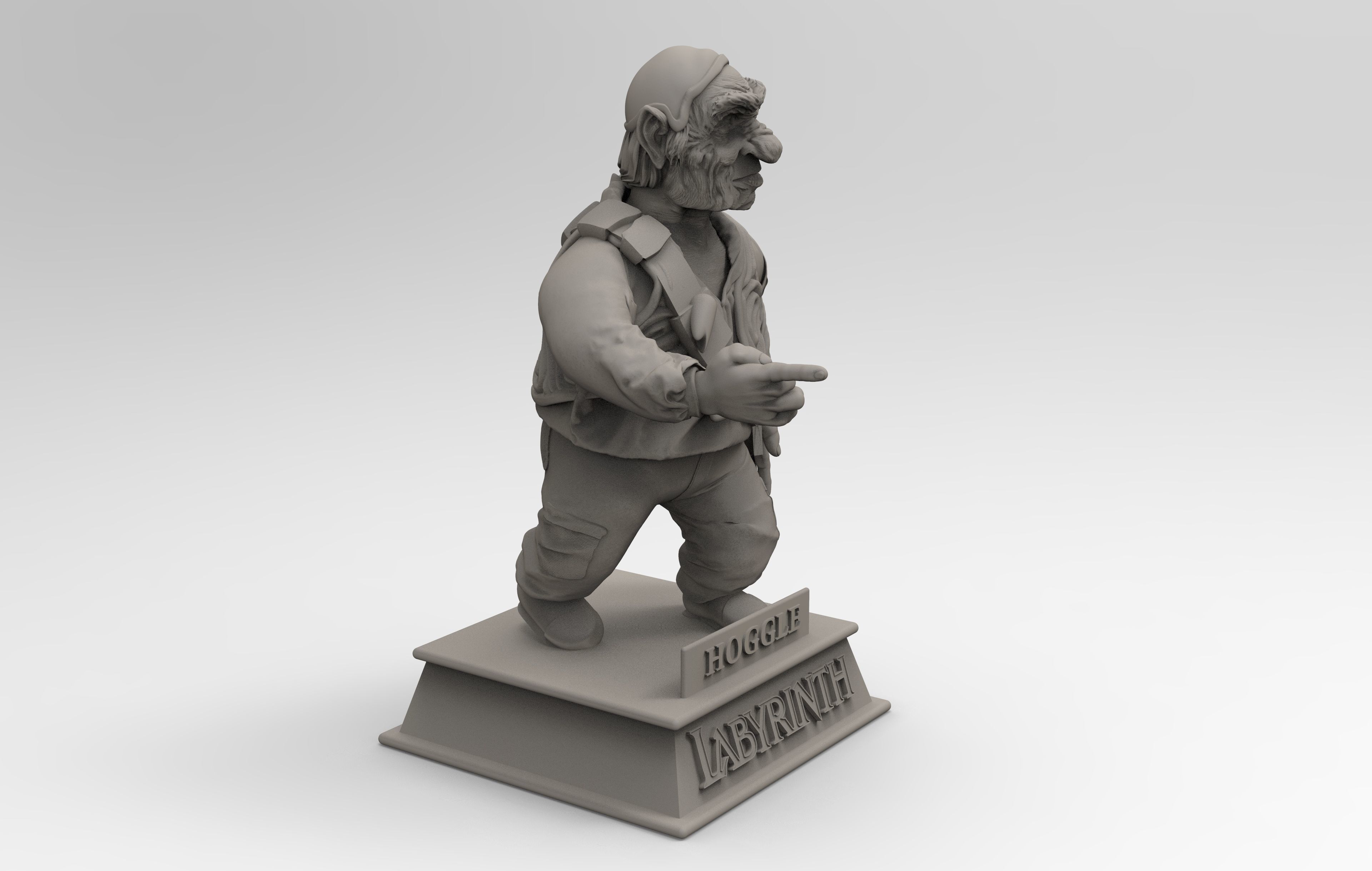 Labyrinth Hoggle Sculpt 3D print model_5