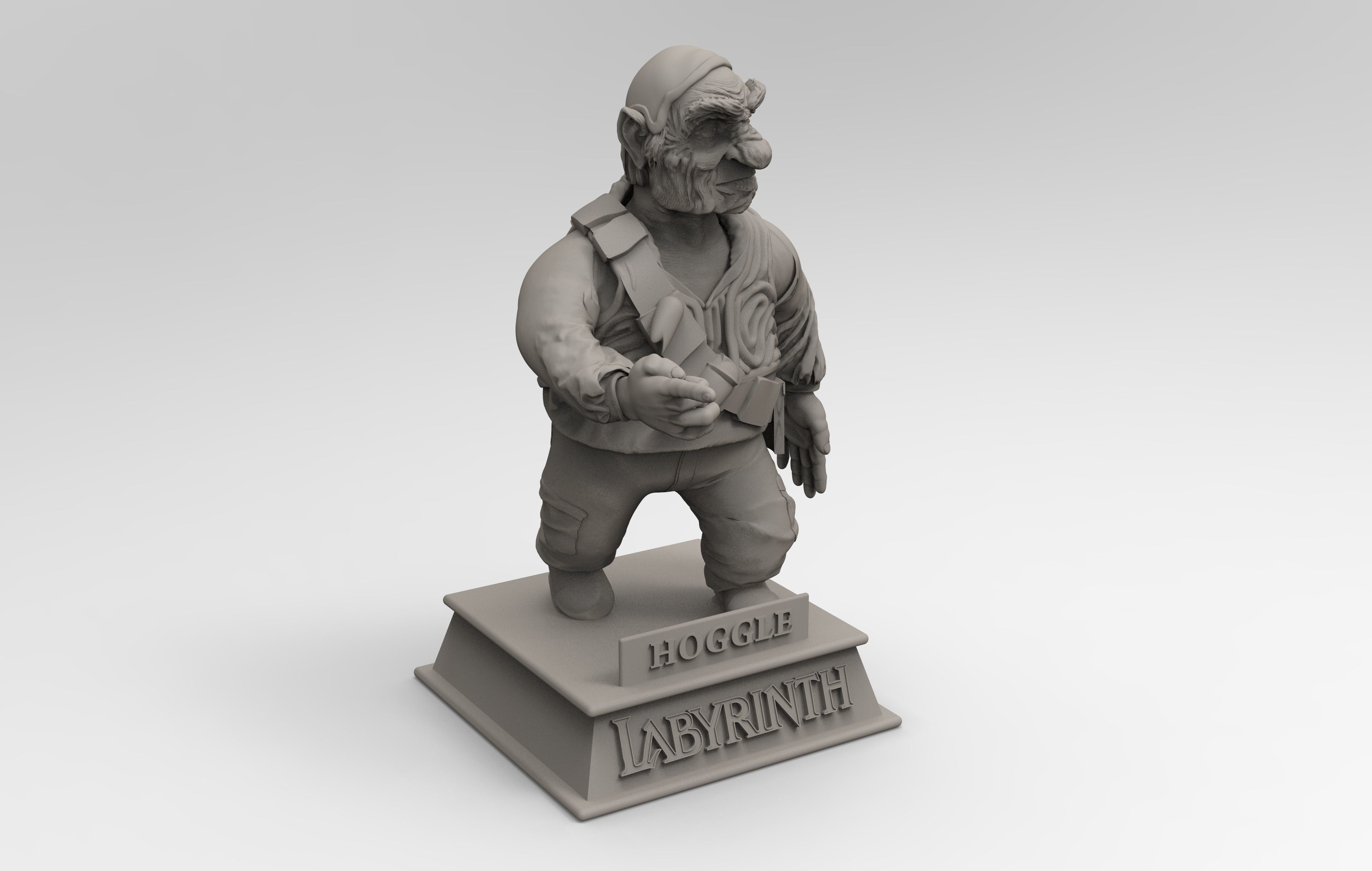 Labyrinth Hoggle Sculpt 3D print model_4
