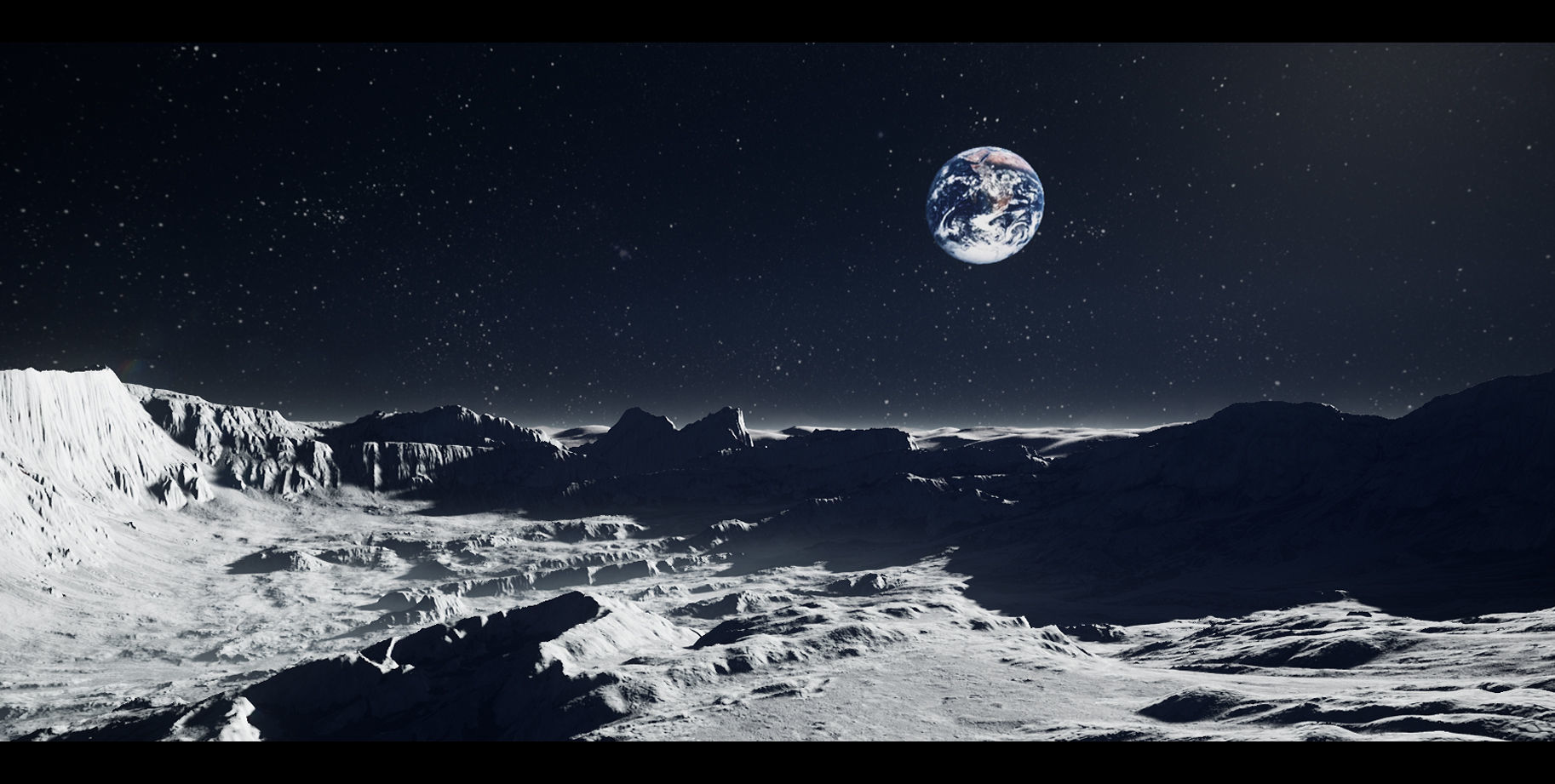 Moon Landscapes Pack - UE Project 4 22 3D model_11