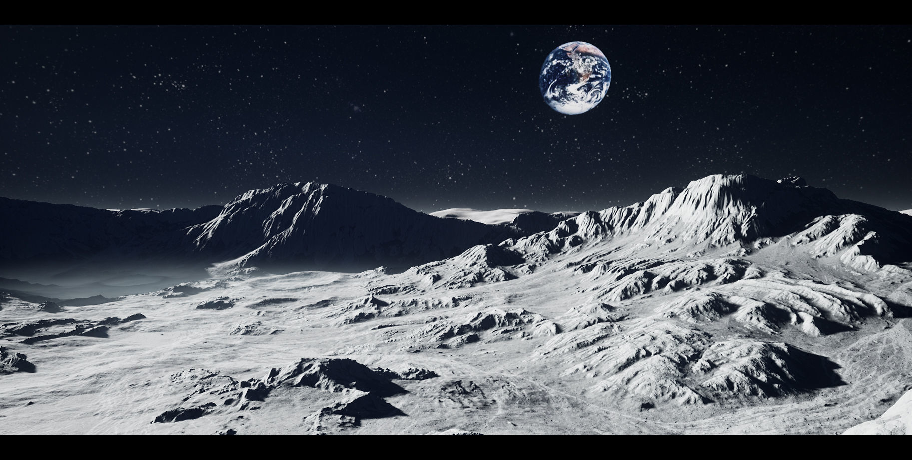 Moon Landscapes Pack - UE Project 4 22 3D model_1