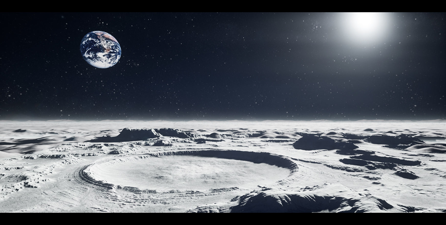 Moon Landscapes Pack - UE Project 4 22 3D model_7