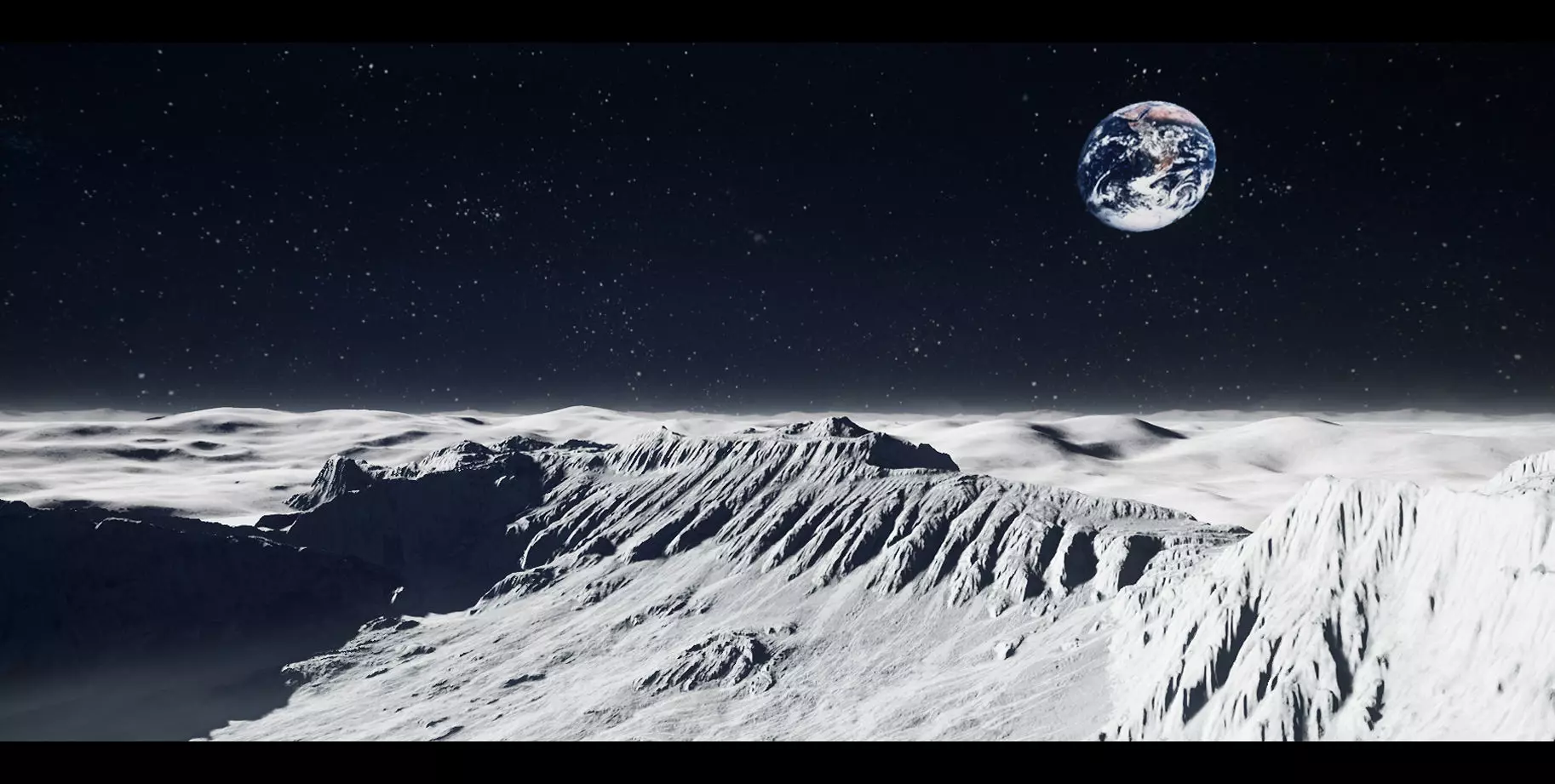 Moon Landscapes Pack - UE Project 4 22 3D model_0