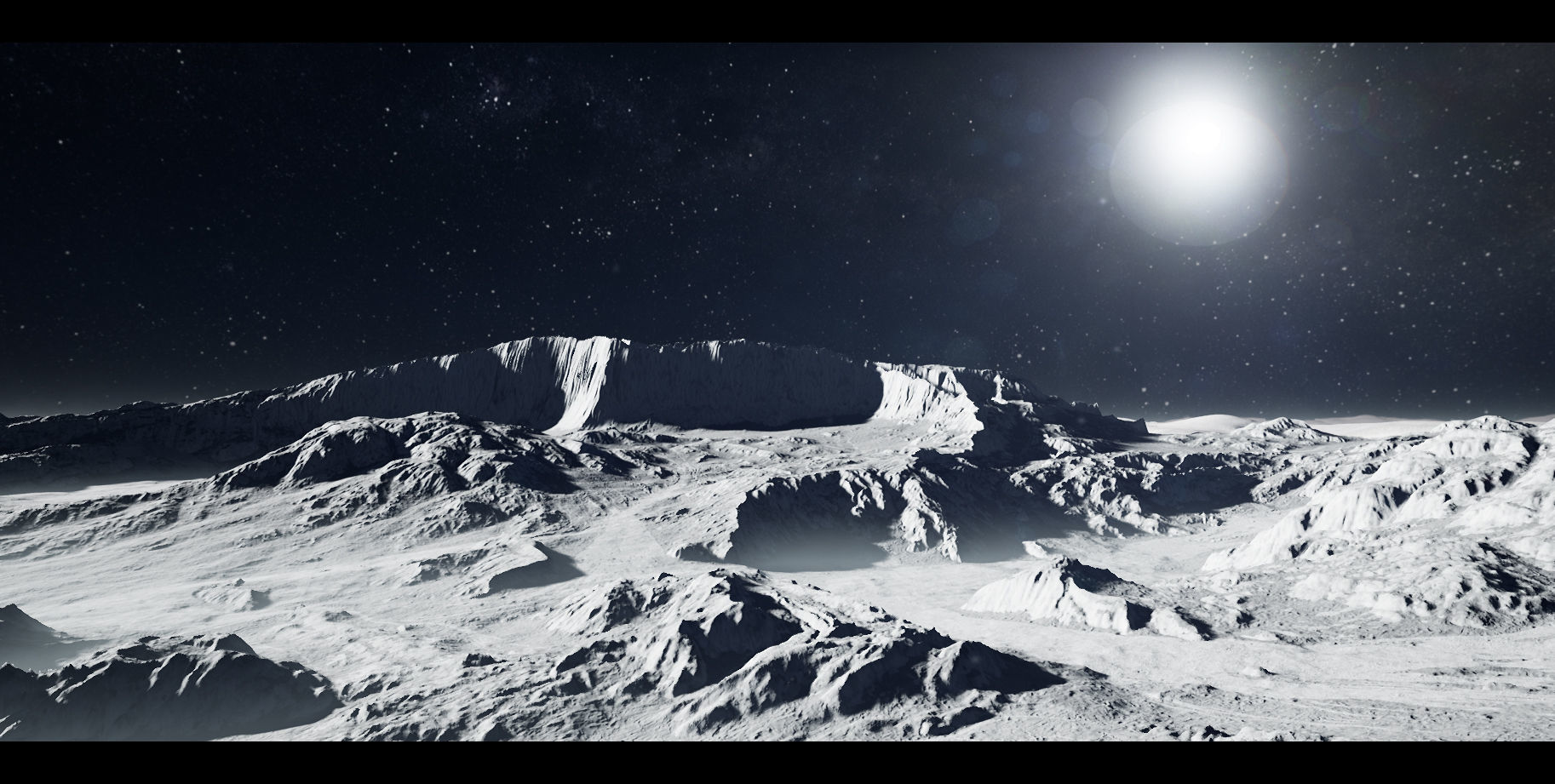 Moon Landscapes Pack - UE Project 4 22 3D model_2