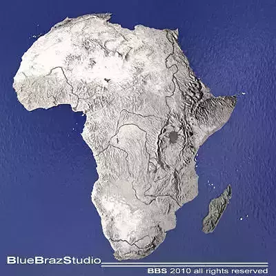 AFRICA 2 map of