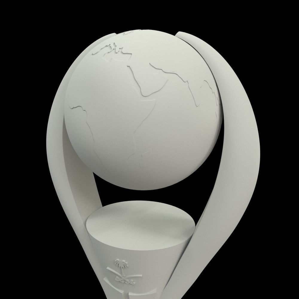 Prince Mohammed Bin Salman Trophy 2021 3D model_7