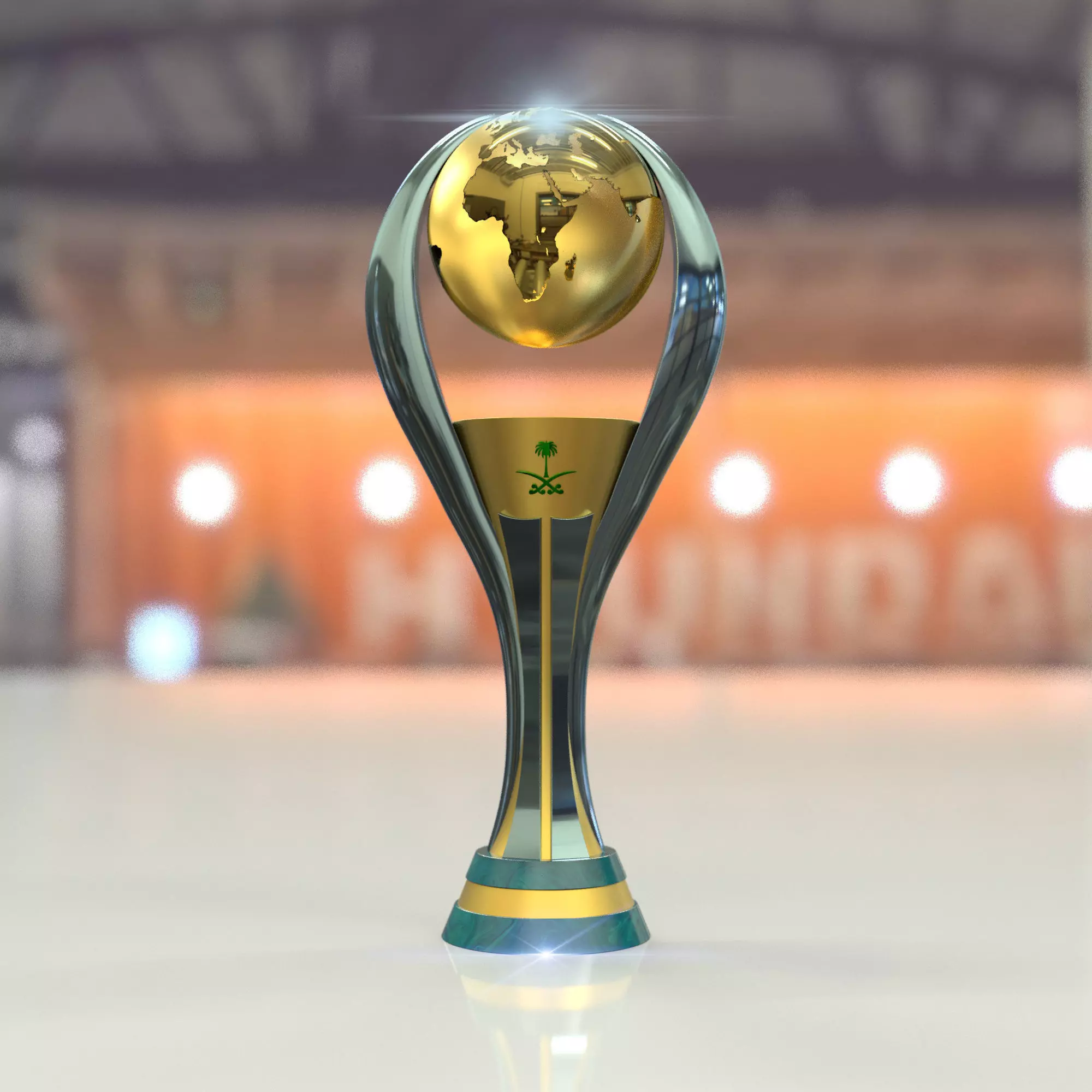 Prince Mohammed Bin Salman Trophy 2021 3D model_0