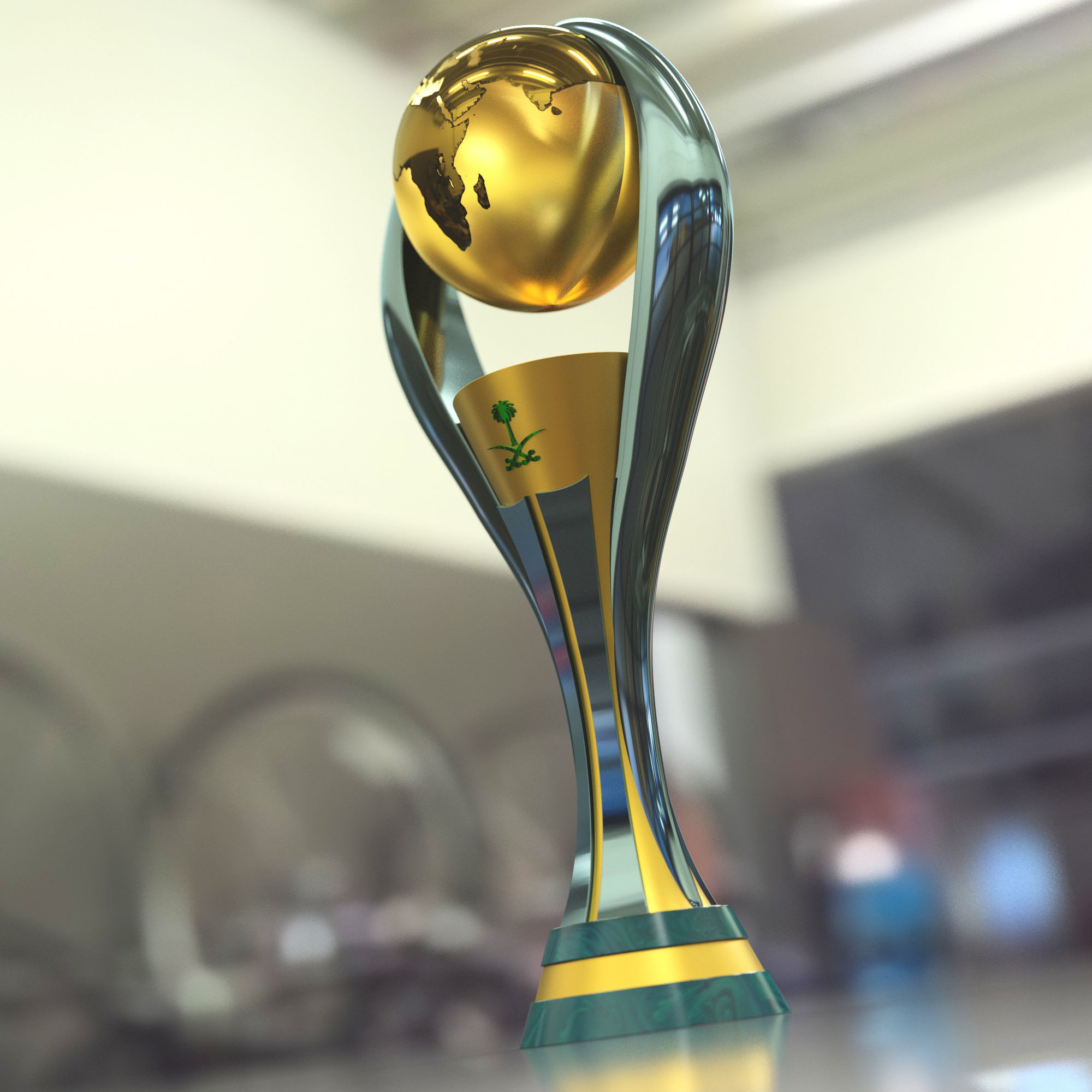 Prince Mohammed Bin Salman Trophy 2021 3D model_3
