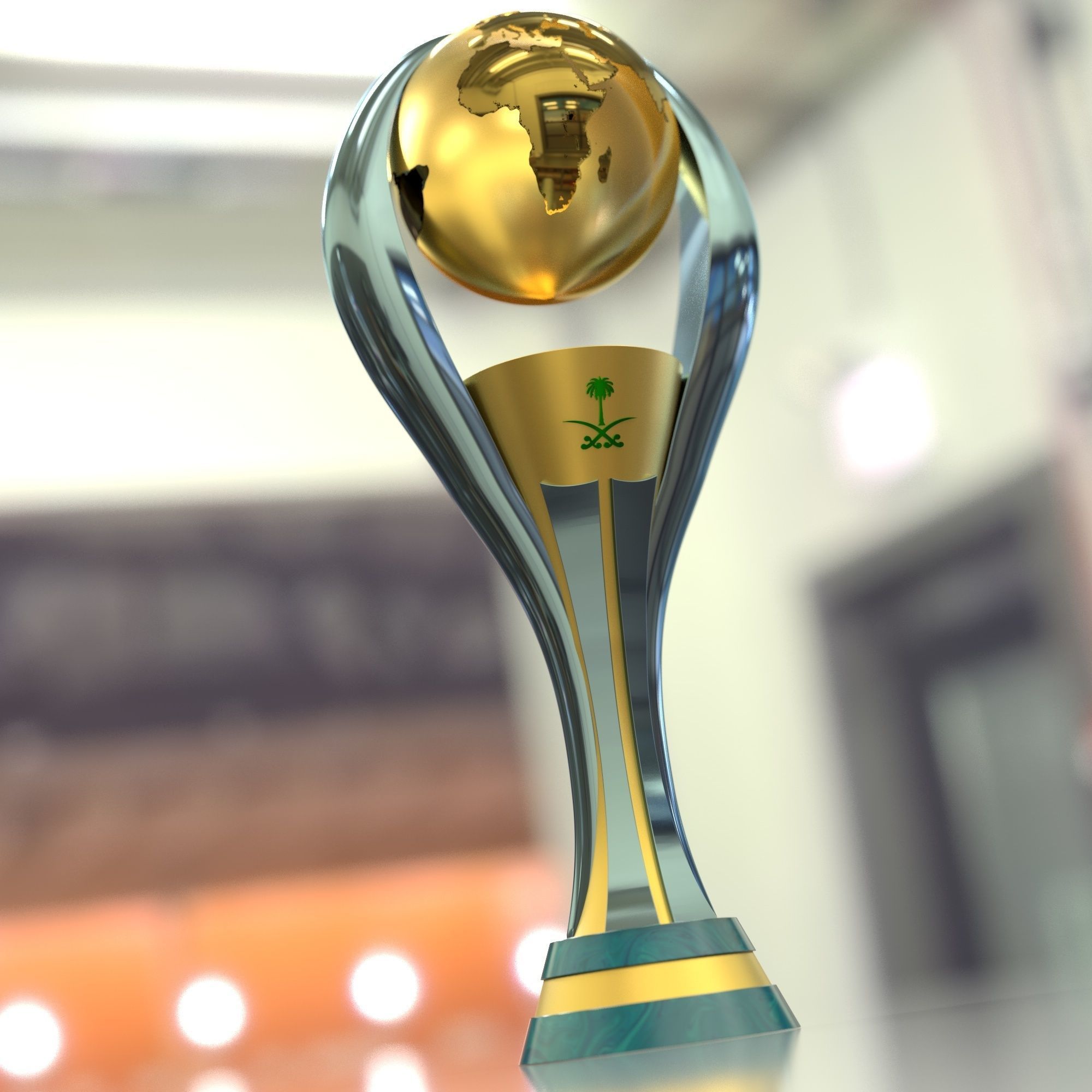 Prince Mohammed Bin Salman Trophy 2021 3D model_2