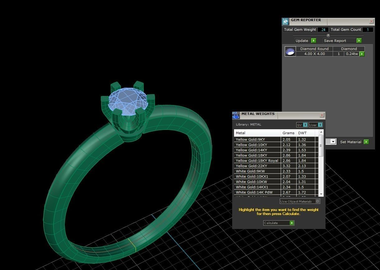 Tiffany Ring 4mm  3D print model_2