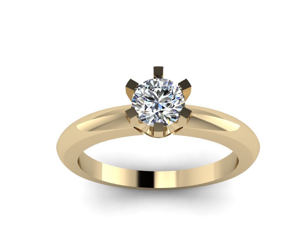 Tiffany Ring 5mm  3D print model_10