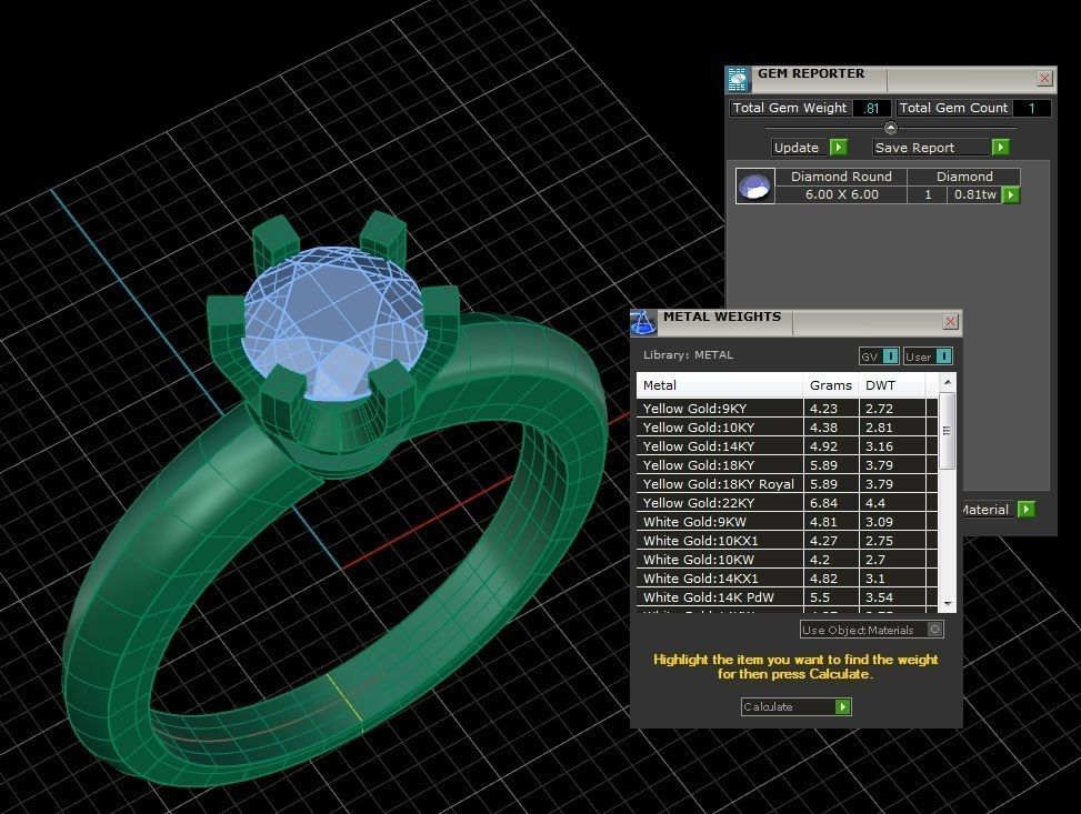 Tiffany Ring 6mm  3D print model_5