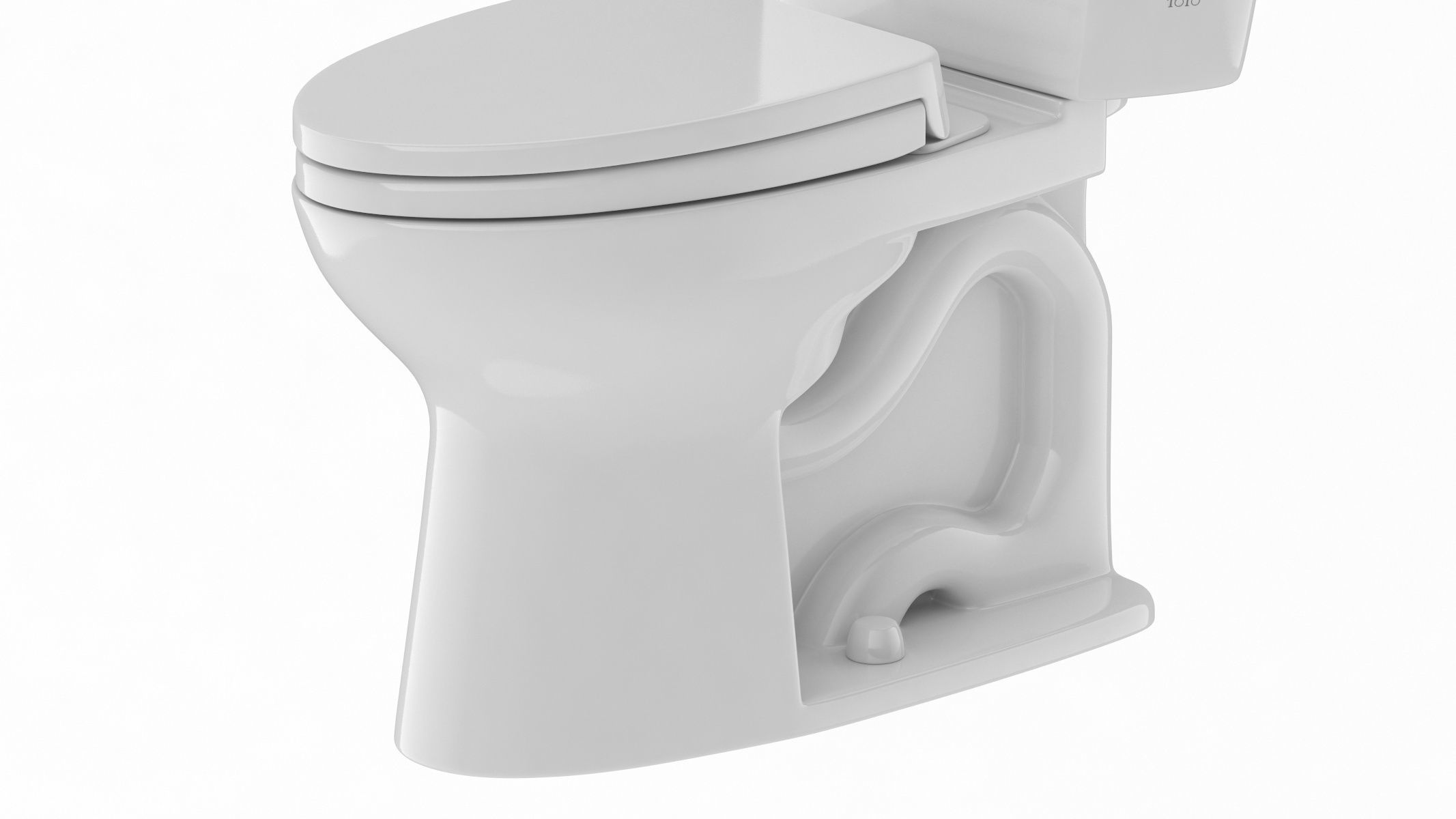 TOTO Drake TwoPiece Toilet 3D model CGTrader