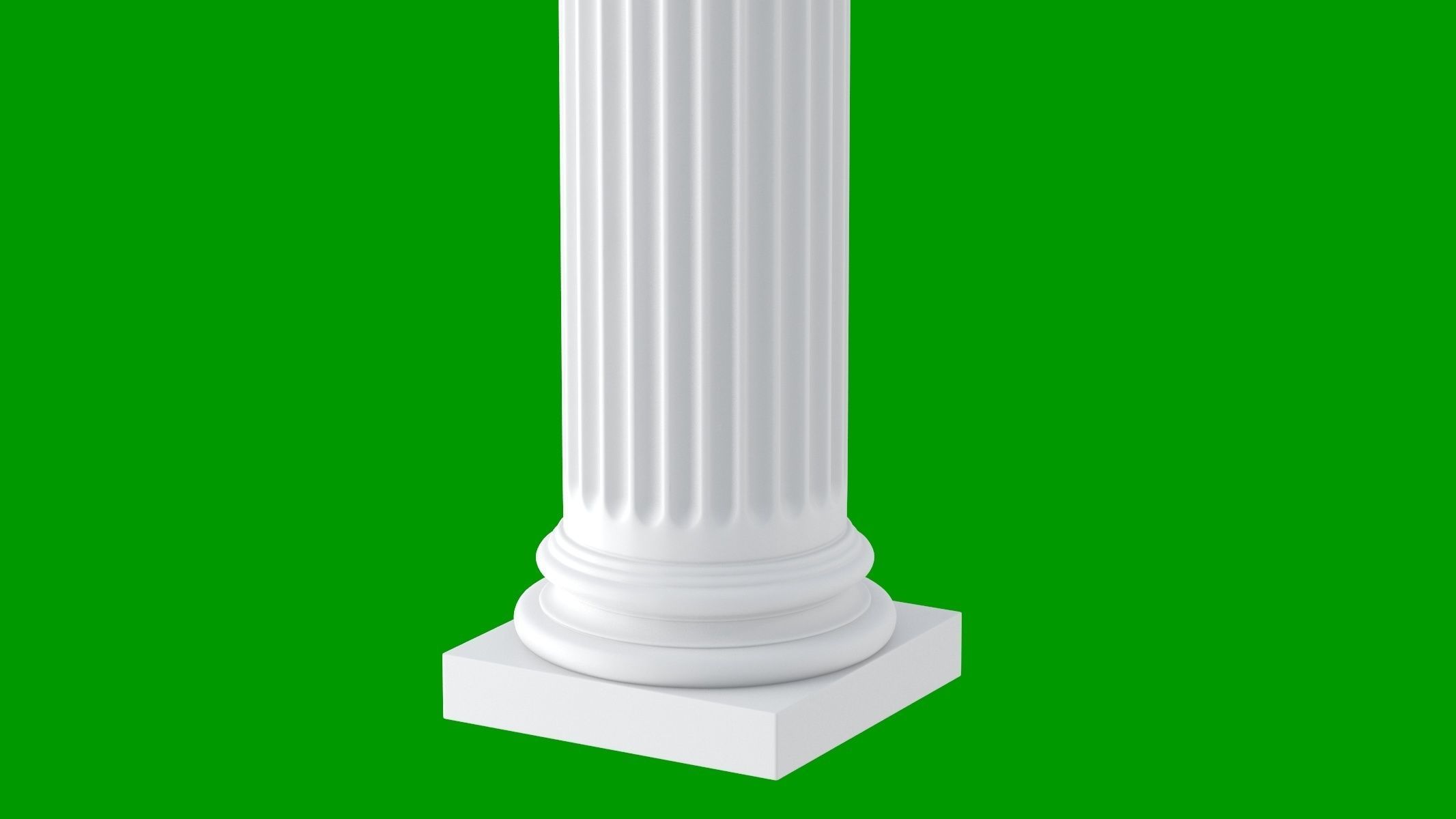 Modern Composite Column 3D model_9