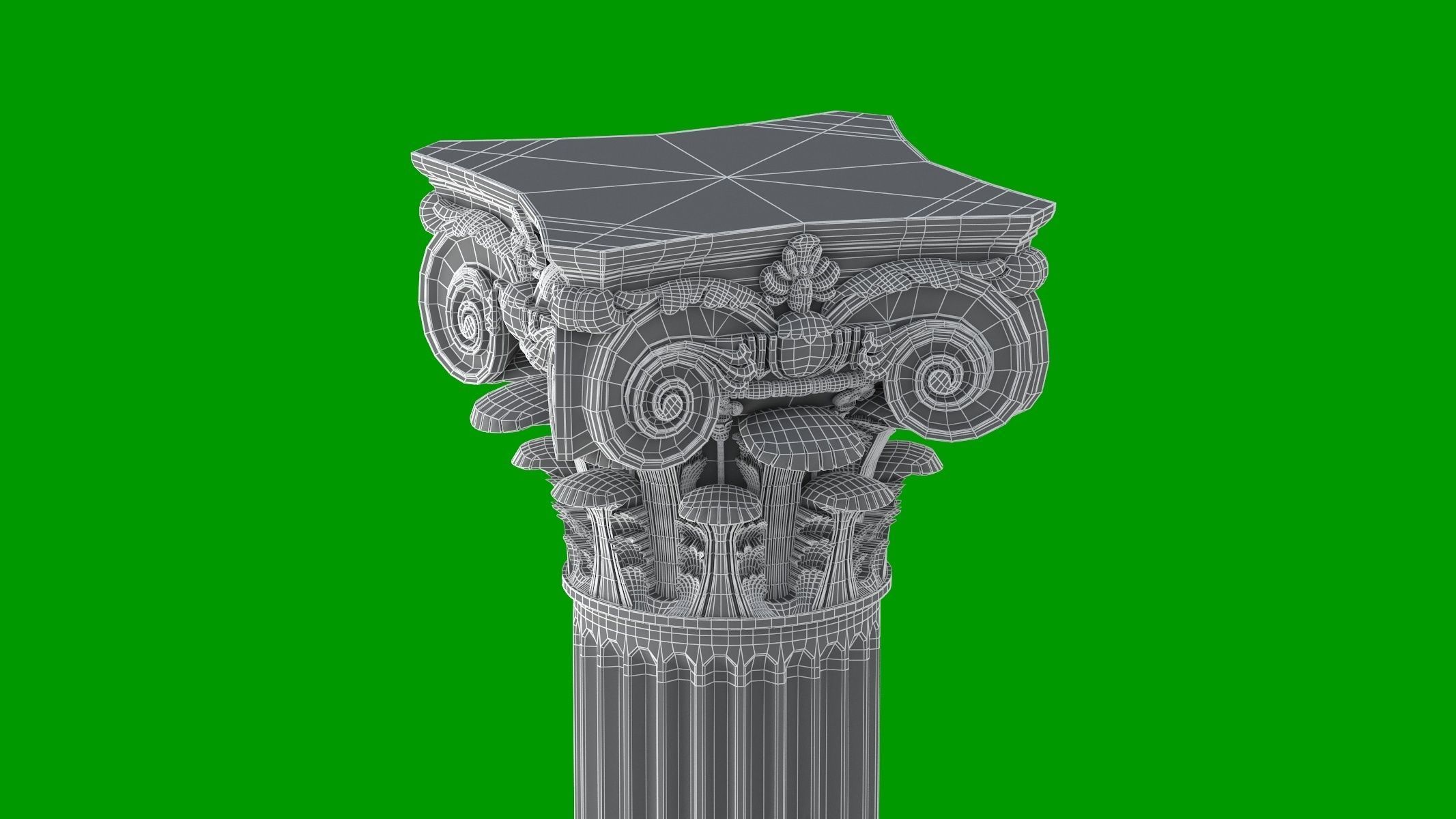 Modern Composite Column 3D model_18
