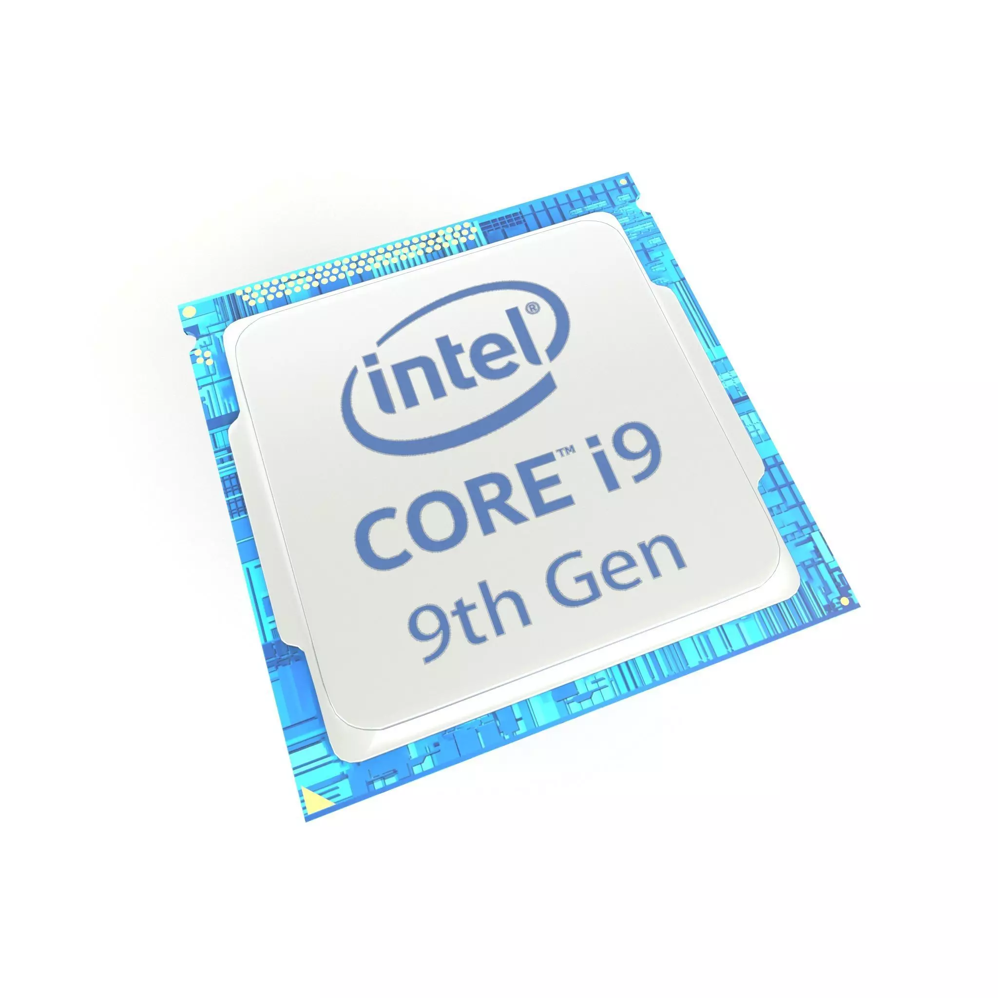 Intel CPU i9 9th Gen v1 001 Low-poly 3D model