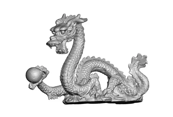 Dragon Netsuke statue