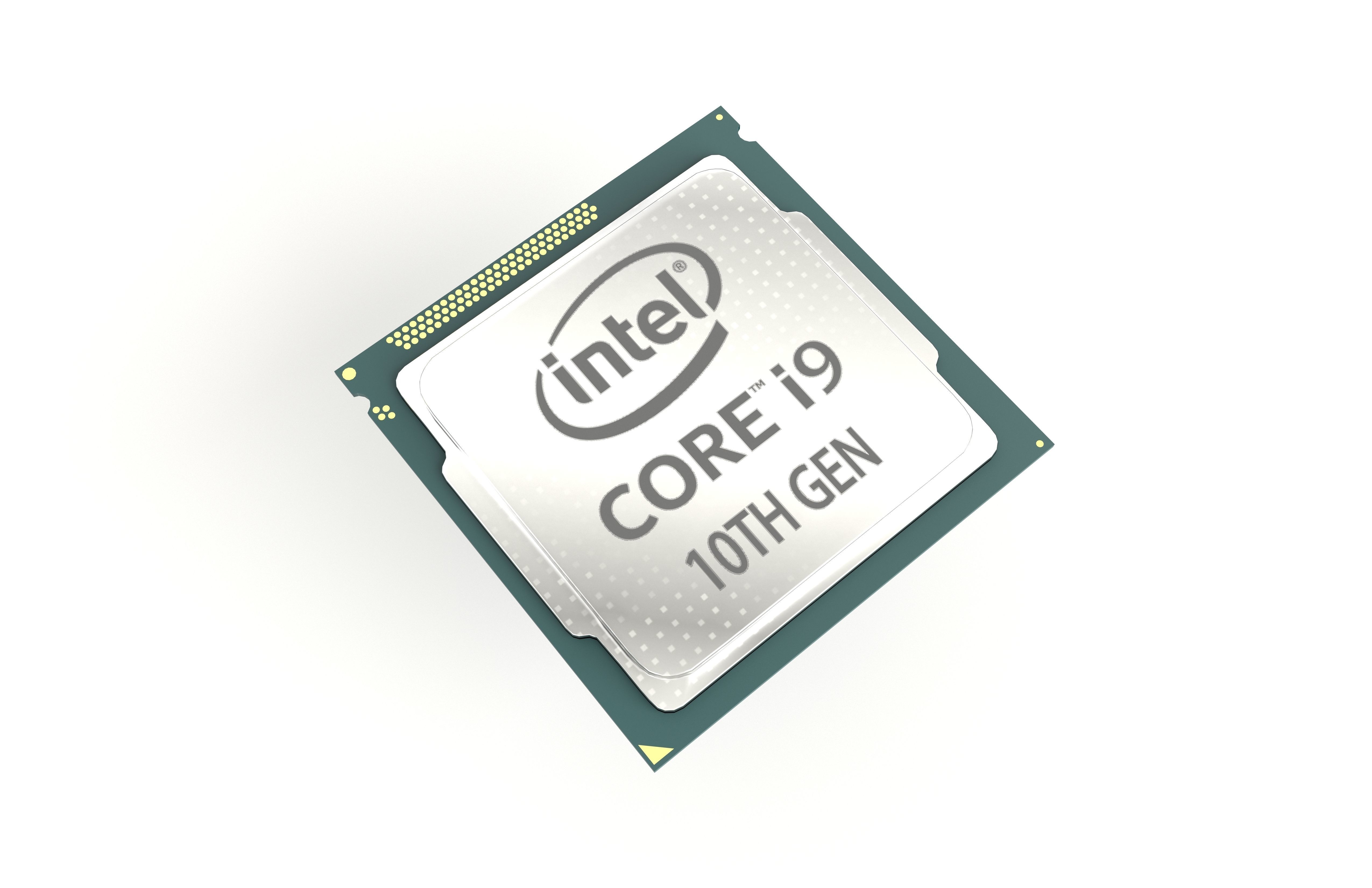 Intel CPU i9 10th Gen v1 001 Low-poly 3D model_1
