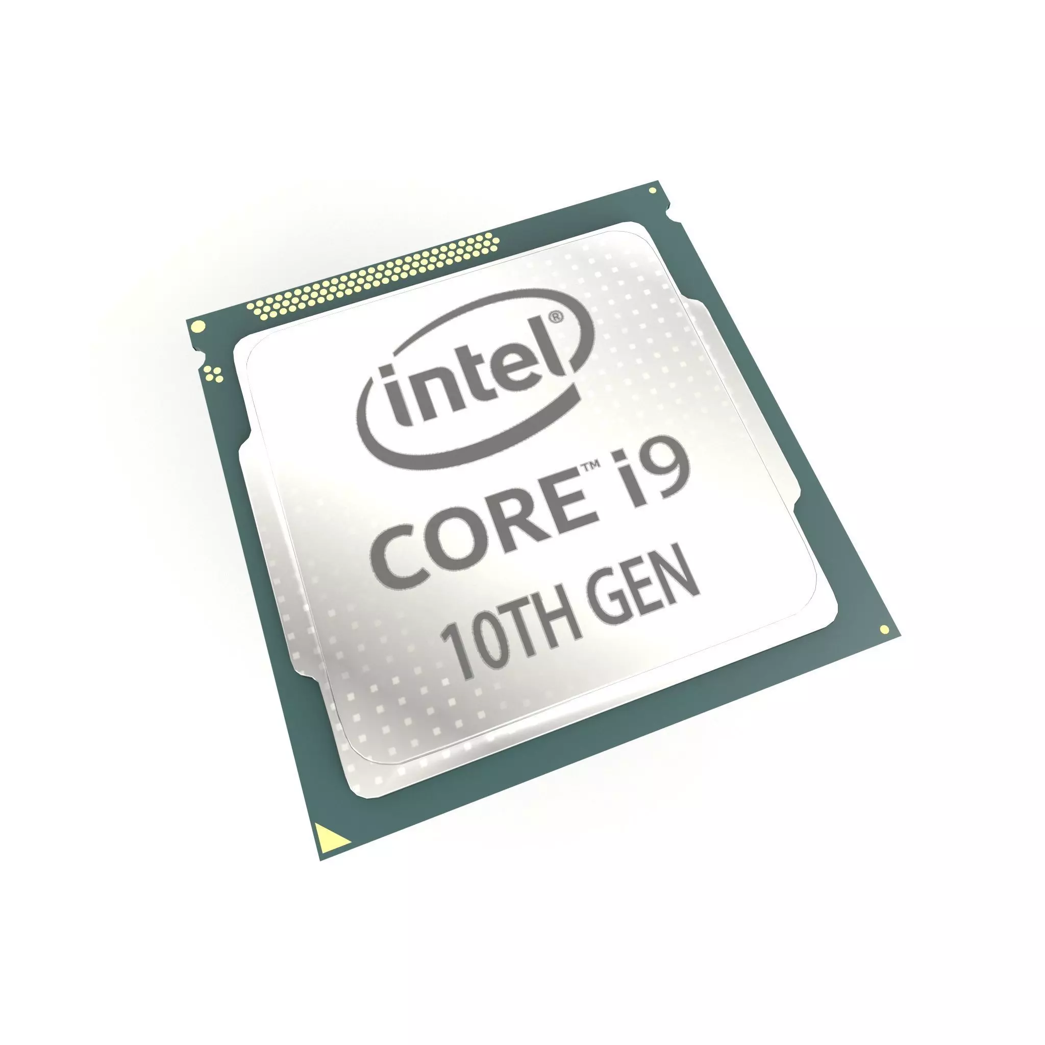 Intel CPU i9 10th Gen v1 001 Low-poly 3D model_0