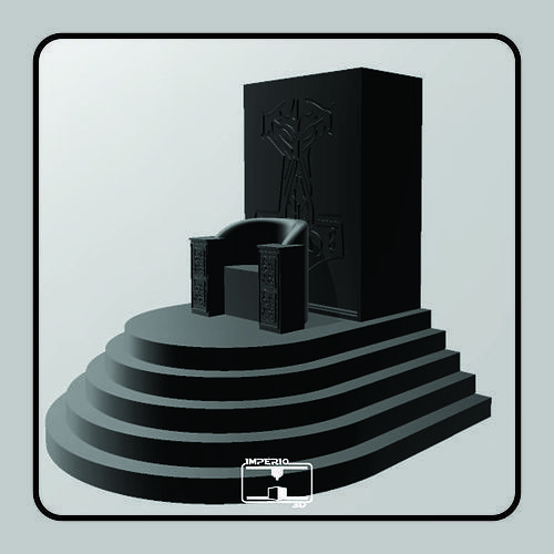 Odin Throne Room 3D print model