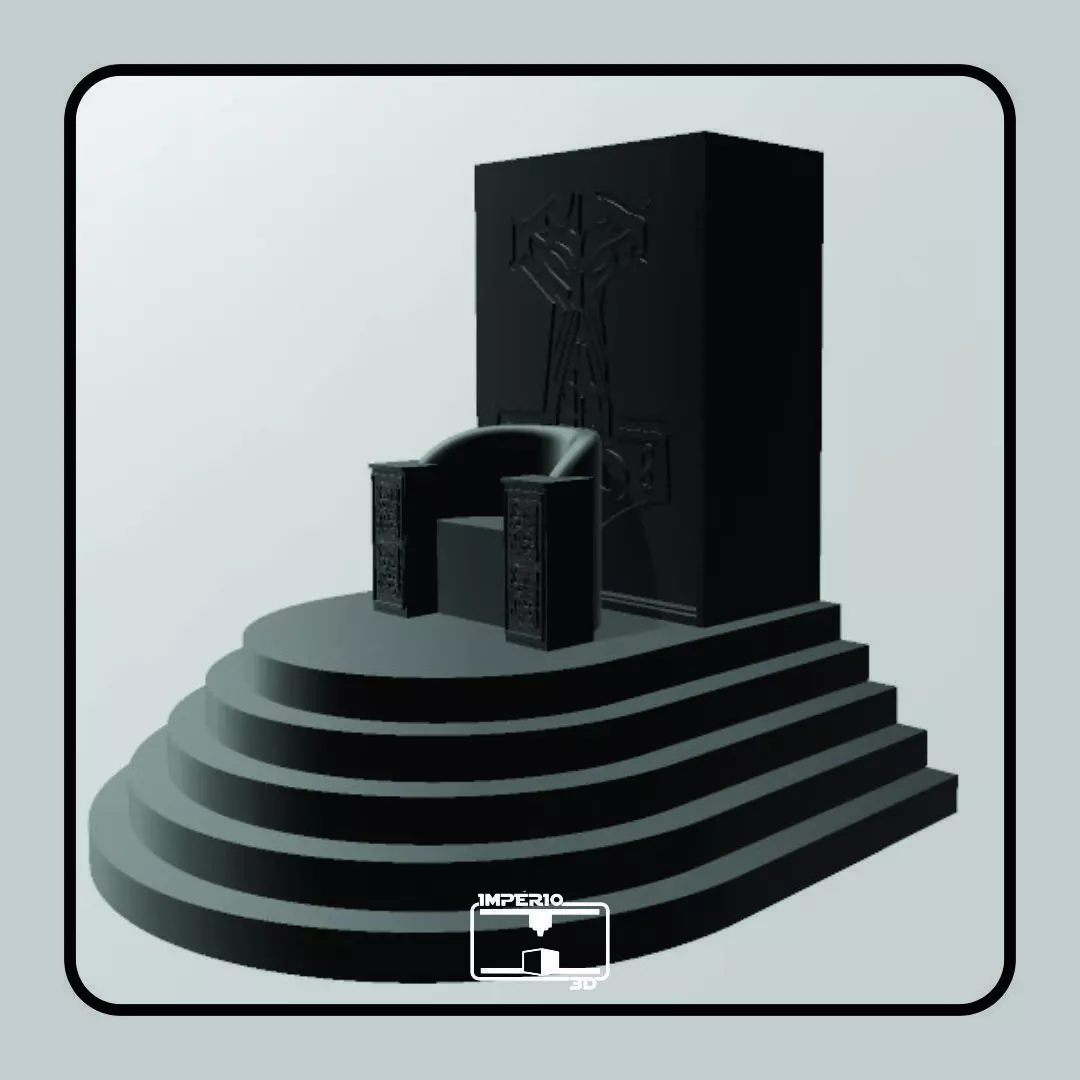 Odin Throne Room 3D print model_0