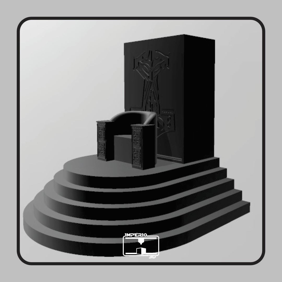 Odin Throne Room 3D print model_1