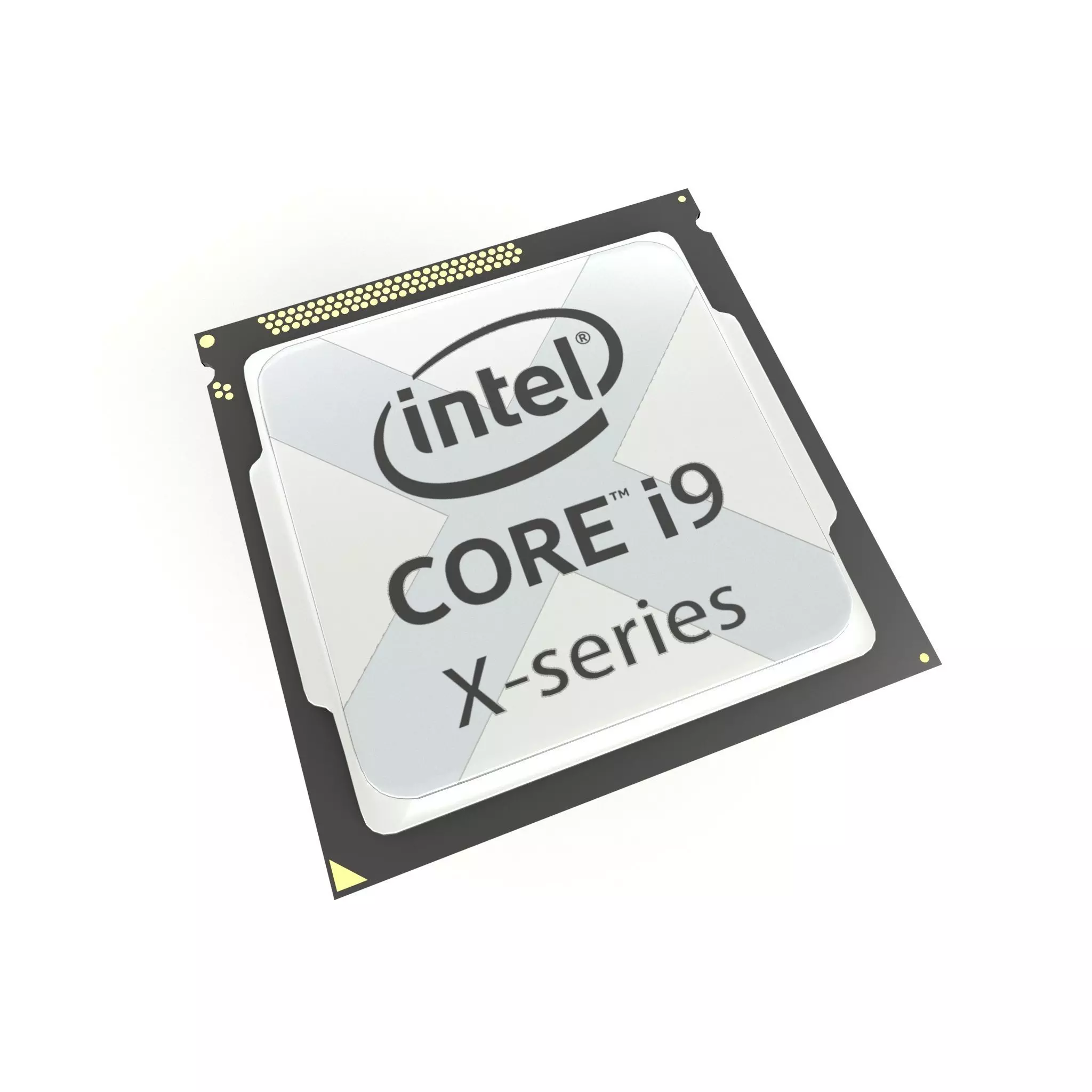 Intel CPU i9 X Series v1 001 Low-poly 3D model