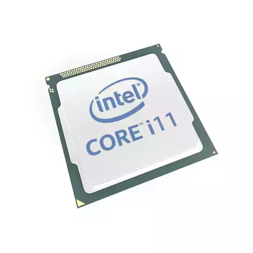 Intel CPU i11 v1 001 Low-poly 3D model